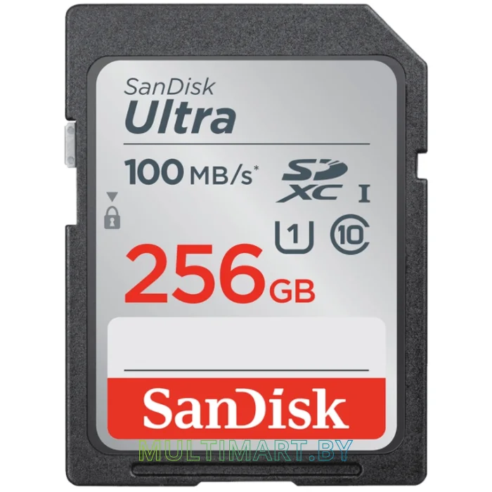 Карта памяти SanDisk Ultra SDXC 256GB (SDSDUNR-256G-GN3IN)